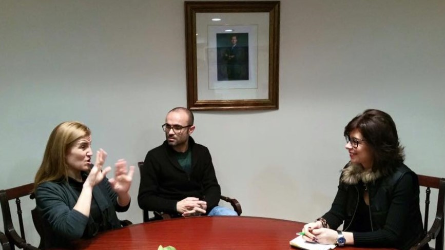 Foto Reunión con la Delegada Territorial de Ourense de la Xunta de Galicia